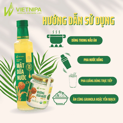 Mật dừa nước cô đặc hữu cơ VIETNIPA 375g