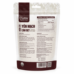 Yến mạch cán dẹt hữu cơ C'LaVie 350g