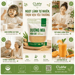 Đường mía hữu cơ C'LaVie 750g