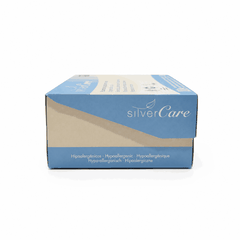 Bông tăm hữu cơ Silvercare hộp 200 cái