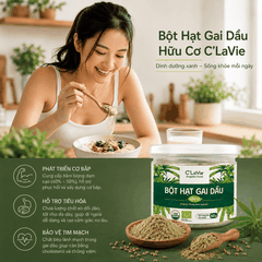 Bột hạt gai dầu hữu cơ C’LaVie 60g