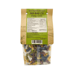 Nui rau củ dạng xoắn HASABIO 500G