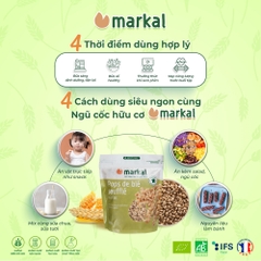 Ngũ cốc lúa mì hữu cơ mật ong Markal 200g