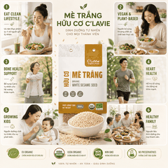 Mè trắng hữu cơ C'LaVie 200g