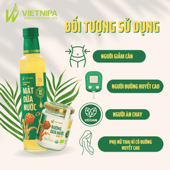 Đường dừa nước hữu cơ VIETNIPA - 550g