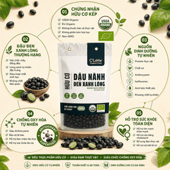Đậu nành đen xanh lòng hữu cơ C'LaVie 200g
