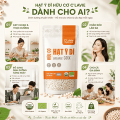 Hạt ý dĩ hữu cơ C'LaVie 200g