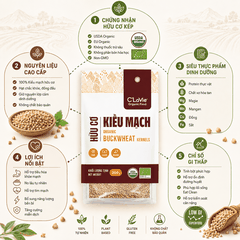 Hạt kiều mạch hữu cơ C'LaVie 200g