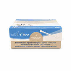 Bông tăm hữu cơ Silvercare hộp 200 cái