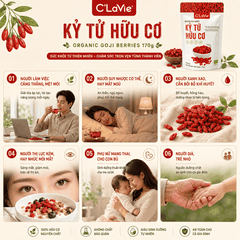 Kỷ tử hữu cơ C'LaVie 170g (34g x 5 gói)