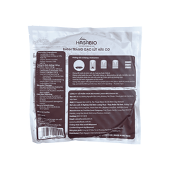 Bánh tráng gạo lứt hữu cơ HASABIO 200g