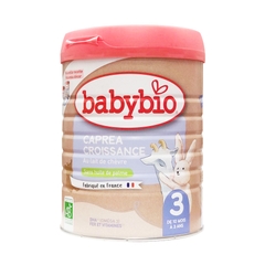 Sữa dê hữu cơ tăng trưởng Babybio số 3 800g (10 - 36 tháng)