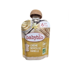 Váng sữa hữu cơ cho bé vị vani Babybio 85g (≥ 6 tháng)