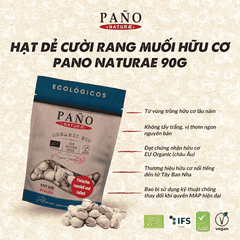 Hạt dẻ cười rang muối hữu cơ Pano Naturae 90g