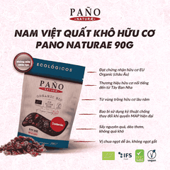 Nam việt quất khô hữu cơ Pano Naturae 90g