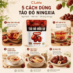 Táo đỏ hữu cơ Ningxia C'LaVie 450g