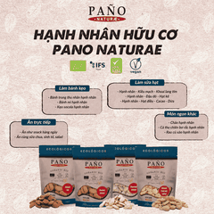 Hạnh nhân rang hữu cơ Pano Naturae 90g