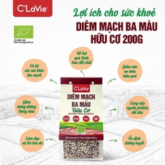 Diêm mạch ba màu hữu cơ C'LaVie 200g
