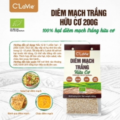 Diêm mạch trắng hữu cơ C'LaVie 200g