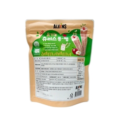 Bánh gạo ăn dặm hữu cơ cho bé dạng thanh vị táo Alvins 30g