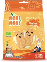 Bánh gạo hữu cơ Nobi Nobi vị truyền thống 80g (Từ 18 tháng tuổi)
