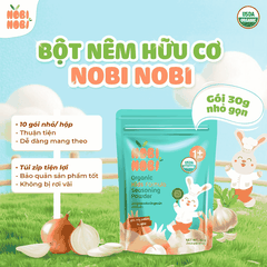 Bột nêm hữu cơ cho bé Nobi Nobi