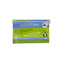 Bông tăm hữu cơ Silvercare hộp 200 cái
