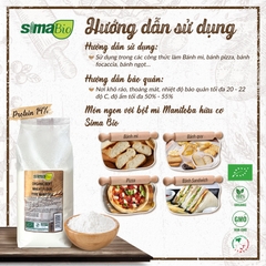 Bột mì Manitoba hữu cơ Sima Bio 1kg