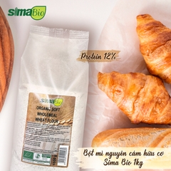 Bột mì nguyên cám hữu cơ Sima Bio 1kg