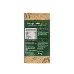 Bún gạo trắng hữu cơ Hoa Sữa 250g