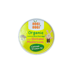 Cháo gạo Jasmine hữu cơ Nobi Nobi vị nấm Shiitake 35g