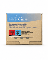 Băng vệ sinh hữu cơ siêu mỏng có cánh ban ngày Silvercare 10 miếng