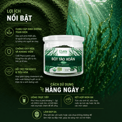 Bột tảo xoắn hữu cơ C’LaVie 100g