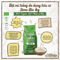 Bột mì trắng đa dụng hữu cơ Le Centenarie 1kg