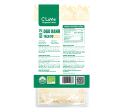 Đậu xanh tách vỏ hữu cơ C'LaVie 200g