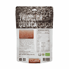 Hạt diêm mạch quinoa 3 màu hữu cơ C’LaVie 200g