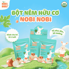 Bột nêm hữu cơ cho bé Nobi Nobi