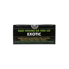 Gạo lứt đen hoang dã hữu cơ Exotic Hoa Sữa 1kg