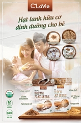 Hạt lanh vàng hữu cơ C’LaVie 200g