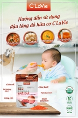 Đậu lăng đỏ hữu cơ C’LaVie 200g