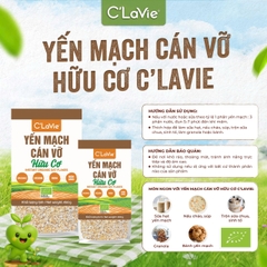 Yến mạch cán vỡ hữu cơ C’LaVie 200g
