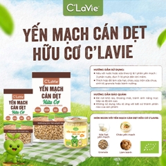 Yến mạch cán dẹt hữu cơ C'LaVie 200g