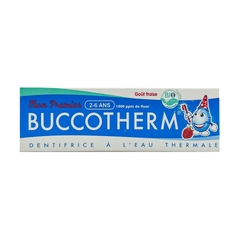 Kem đánh răng hữu cơ trẻ em vị dâu Buccotherm 50ml (Trẻ em 2-6 tuổi)