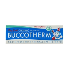 Kem đánh răng hữu cơ trẻ em vị dâu Buccotherm 50ml (Trẻ em 2-6 tuổi)