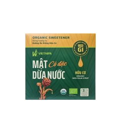 Mật dừa nước cô đặc hữu cơ VIETNIPA - Hộp 30 gói