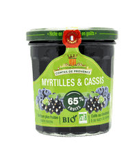 Mứt việt quất, lý chua đen hữu cơ Comtes de Provence 350g