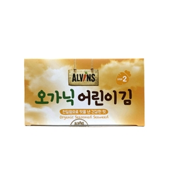 Rong biển hữu cơ ăn liền cho bé Alvins 20g