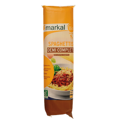 Mì spaghetti bán lứt hữu cơ Markal 500g