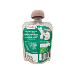 Sữa chua dừa hữu cơ cho bé vị táo, lê Babybio 85g (≥ 6 tháng)