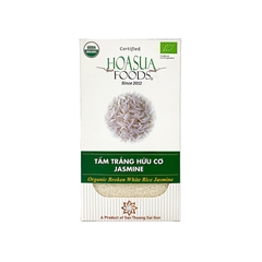 Gạo tấm trắng hữu cơ Jasmine Hoa Sữa 1kg